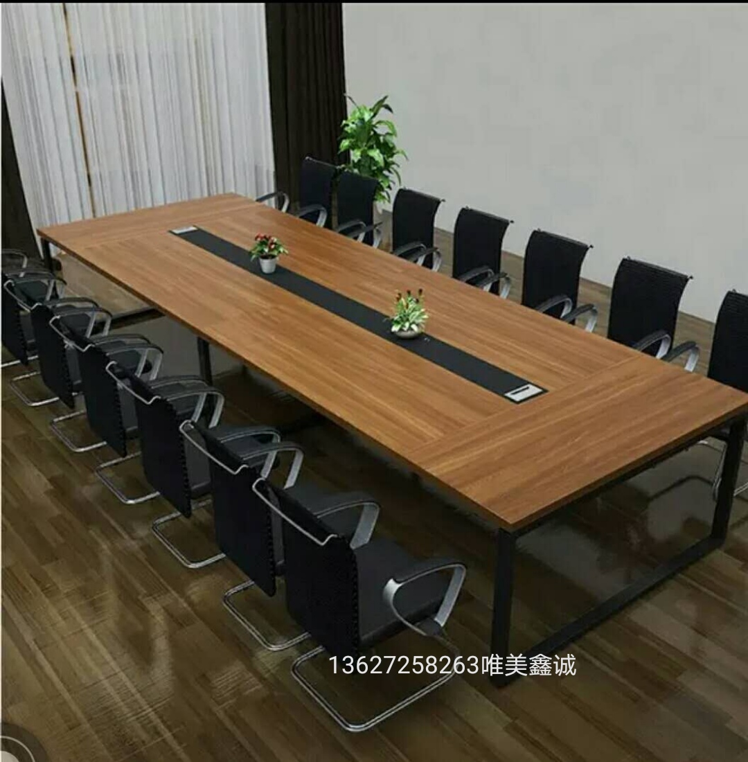 鋼架簡約會議桌WM-HYZ107