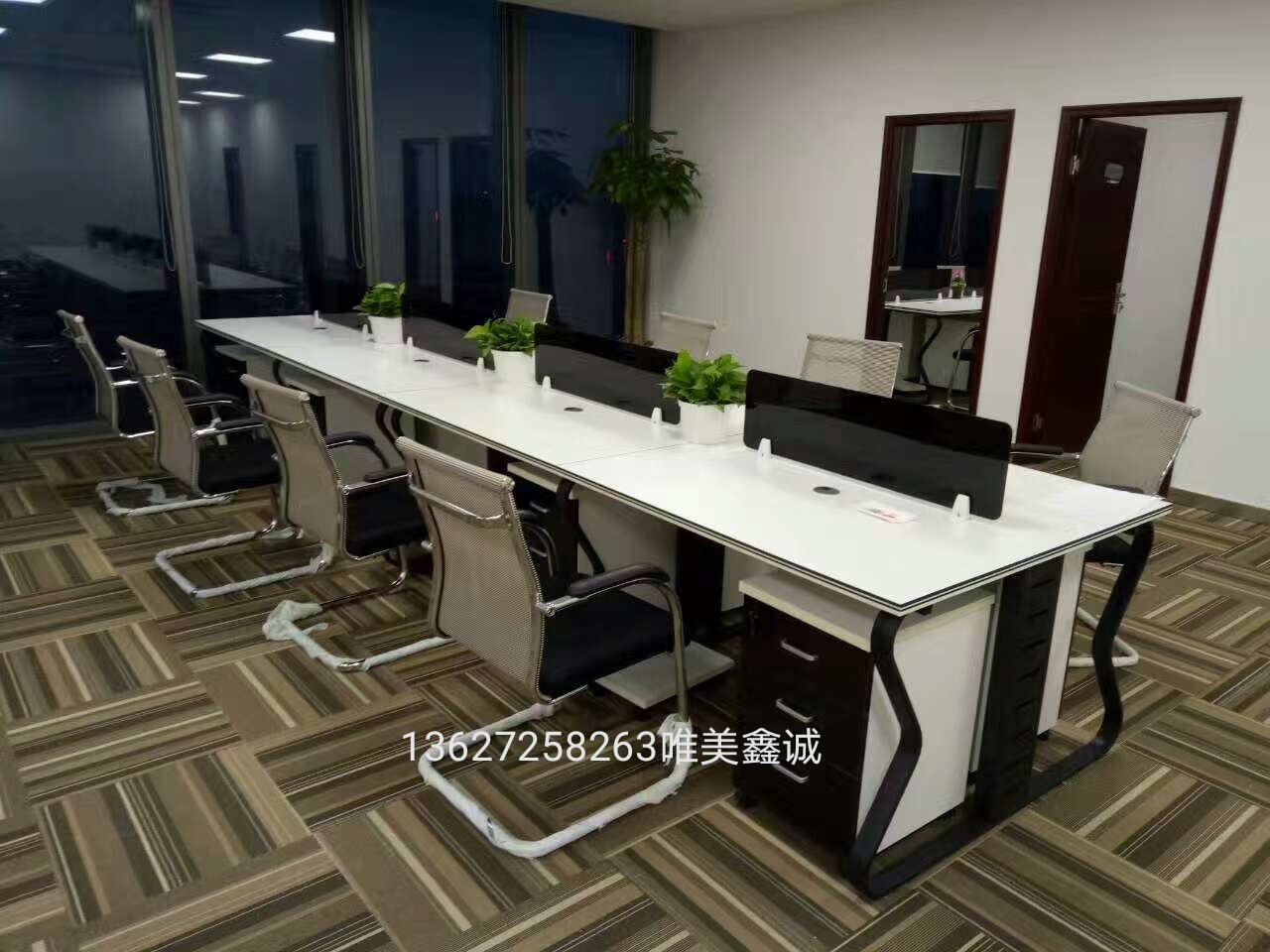鋼架組合屏風卡座WM-KZ005
